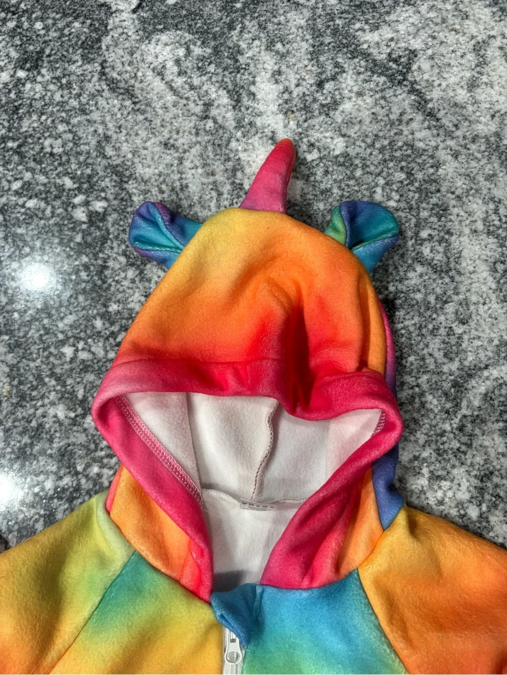 AlvaBaby Rainbow Hooded Kids One-Piece Costume - Multi-Color